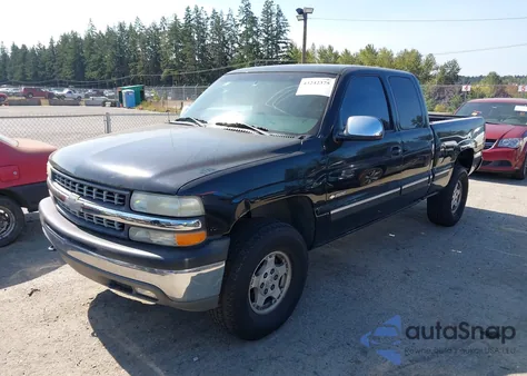 2001 Chevrolet Silverado 1500 Ls из США, поврежденный, VIN 2GCEK19T211157117